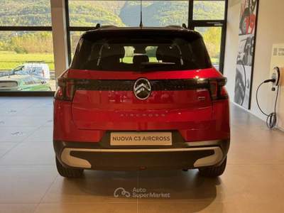 Citroen C3 Aircross 1.2 Puretech Turbo Plus Rosso usata Montagna in Valtellina