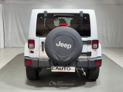 Jeep Wrangler 2.8 CRD Sahara Bianco usata Montagna in Valtellina