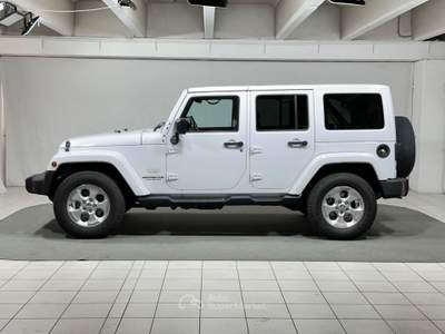 Jeep Wrangler 2.8 CRD Sahara Bianco usata Montagna in Valtellina