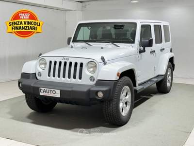 Jeep Wrangler 2.8 CRD Sahara Bianco usata Montagna in Valtellina