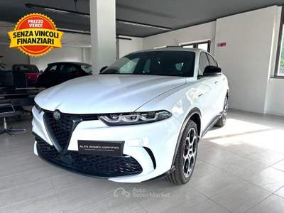 Alfa Romeo Tonale 1.3 Plug in Hybrid Veloce Q4 AT6 Bianco usata Montagna in Valtellina