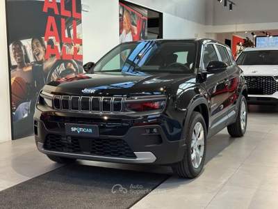 Jeep Avenger 1.2 Turbo e-Hybrid Altitude FWD Nero usata Montagna in Valtellina