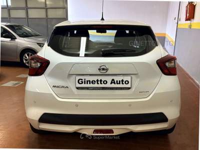 Nissan Micra Micra V  1.0 ig-t Visia 92cv per neopatentati Bianco usata Sesto San Giovanni
