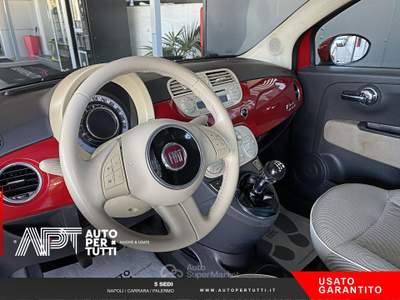 Fiat 500 500 1.2 Lounge 69cv Rosso usata Marano di Napoli