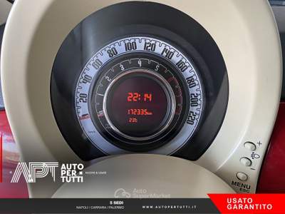 Fiat 500 500 1.2 Lounge 69cv Rosso usata Marano di Napoli
