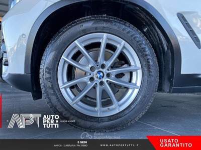 BMW X3 X3 xdrive20d Business Advantage 190cv auto my19 Blu/Azzurro usata Marano di Napoli