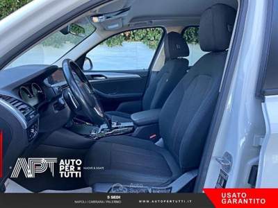 BMW X3 X3 xdrive20d Business Advantage 190cv auto my19 Blu/Azzurro usata Marano di Napoli