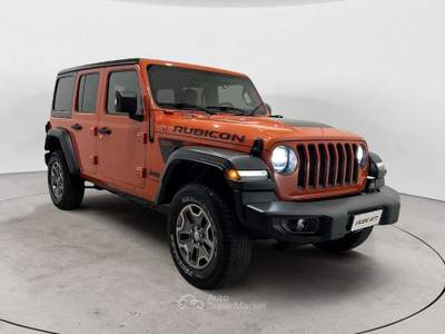 Jeep Wrangler Wrangler Unlimited 2.2 mjt II Rubicon auto Arancione usata Milano