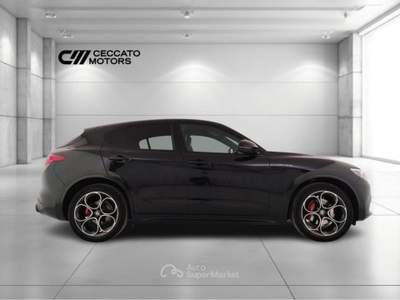 Alfa Romeo Stelvio 2.2 Turbo Veloce Q4 AT8 Nero usata Padova