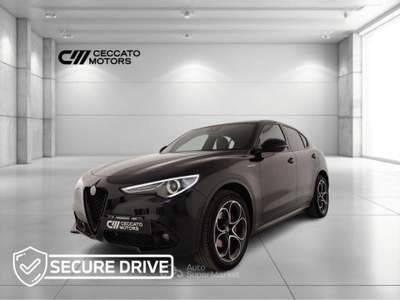Alfa Romeo Stelvio 2.2 Turbo Veloce Q4 AT8 Nero usata Padova