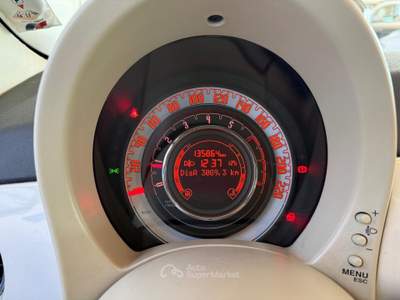 Fiat 500C 0.9 t.air t. lounge 85cv Bianco usata Bollengo