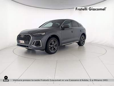 Audi Q5 sportback 40 2.0 tdi mhev 12v s line quattro s-tronic Grigio usata Milano