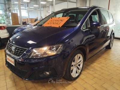 Seat Alhambra 2.0 TDI  DSG Xcellence 7 posti Blu/Azzurro usata Vigevano