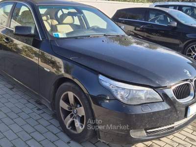 BMW Serie 5 520d 520d cat Futura MOTORE ROTTO Nero usata SANTERAMO IN COLLE
