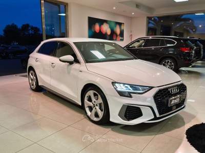 Audi A3 SPB 30 TDI S tronic S line edition Bianco usata San Michele Salentino