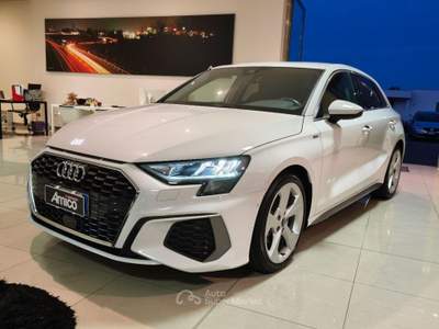 Audi A3 SPB 30 TDI S tronic S line edition Bianco usata San Michele Salentino