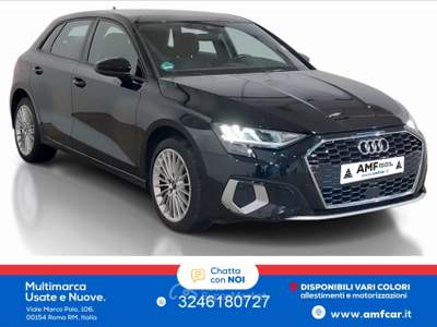 Audi A3 Sportback 40 TFSI e /NAVI / Assistant /1.HAND Nero usata Roma