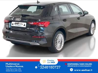 Audi A3 Sportback 40 TFSI e /NAVI / Assistant /1.HAND Nero usata Roma