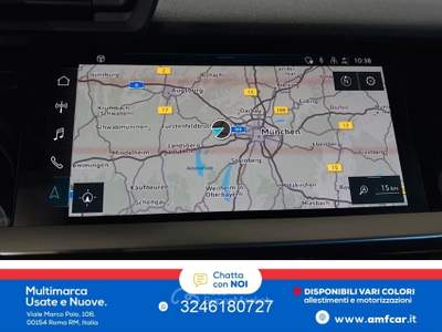 Audi A3 Sportback 40 TFSI e /NAVI / Assistant /1.HAND Nero usata Roma
