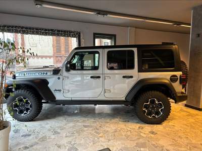 Jeep Wrangler Plug-In Hybrid My23 Rubicon 2.0 4xe Phev 380cv At8 Argento usata Alessandria