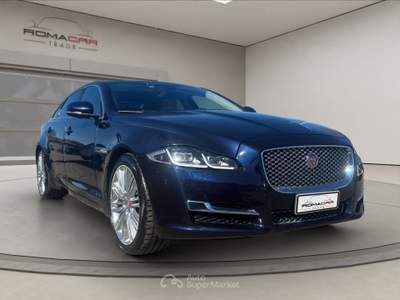 Jaguar XJ Xj 3.0 v6 s/c 340 cv awd lwb autobiography Nero usata Roma