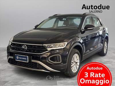 Volkswagen T-Roc  - t-roc 2.0 tdi life 150cv dsg Nero usata Salerno