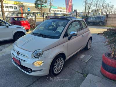 Fiat 500C 1.2 Lounge 69cv PELLE FRAU Bianco usata Cernusco sul Naviglio
