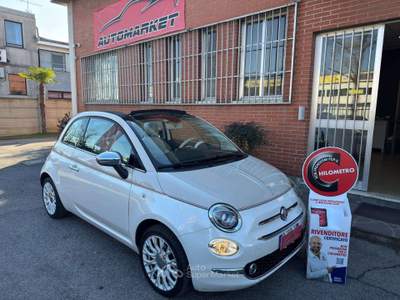 Fiat 500C 1.2 Lounge 69cv PELLE FRAU Bianco usata Cernusco sul Naviglio