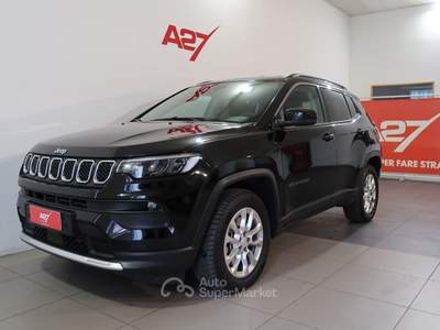 Jeep Compass 1.3 T4 PHEV 190cv Limited 4xe Auto #SENSORI PARK#CARPLAY# Nero usata VILLORBA