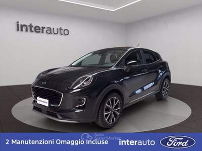 Ford Puma 1.0 EcoBoost Hybrid 125 CV S&S Titanium Nero usata Melegnano