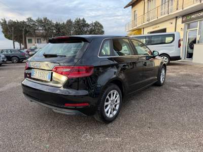 Audi A3 SPB 1.4 TFSI g-tron Ambiente NEOPATENTATI Nero usata Rimini