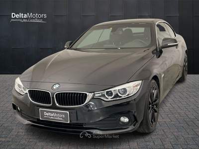 BMW Serie 4 420d  - 420d cabrio luxury 184cv auto Nero usata Montecosaro