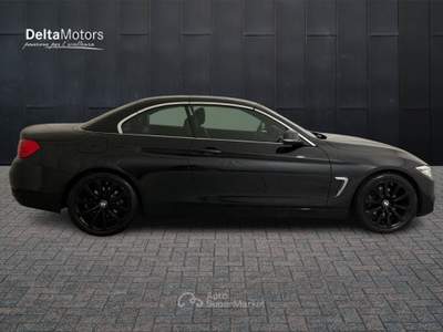 BMW Serie 4 420d  - 420d cabrio luxury 184cv auto Nero usata Montecosaro