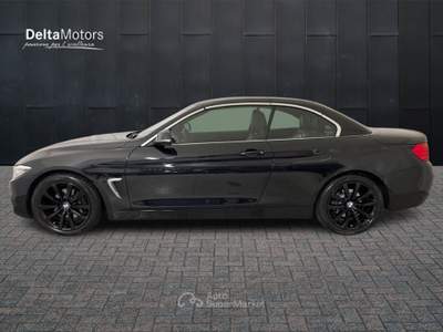 BMW Serie 4 420d  - 420d cabrio luxury 184cv auto Nero usata Montecosaro