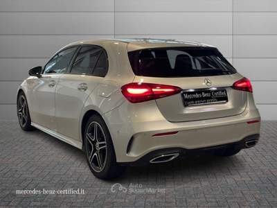 Mercedes-Benz Classe A  - a 180 d amg line advanced plus auto Argento usata Montecosaro