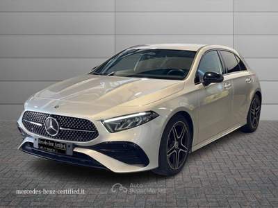 Mercedes-Benz Classe A  - a 180 d amg line advanced plus auto Argento usata Montecosaro