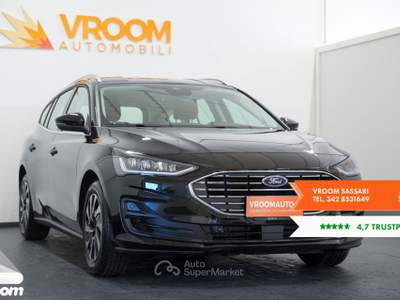 Ford Focus Focus 1.5 EcoBlue 115 CV aut. SW Titanium Edition Nero usata Chilivani