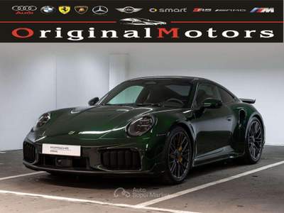 Porsche 911 911 Coupe 3.6 Turbo S auto/NUOVO MODELLO/711CV/ Verde usata Lanuvio