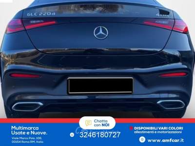 Mercedes-Benz GLC 4M Coupe AMG DIG-LIGHT AHK PANO DISTRO Nero usata Roma