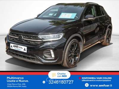 Volkswagen T-Roc ACT Style R Line Navi dsg Nero usata Roma