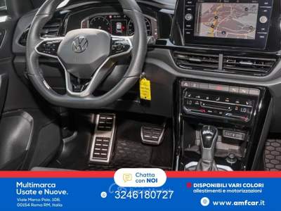 Volkswagen T-Roc ACT Style R Line Navi dsg Nero usata Roma