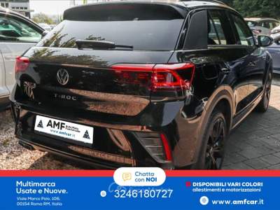 Volkswagen T-Roc ACT Style R Line Navi dsg Nero usata Roma