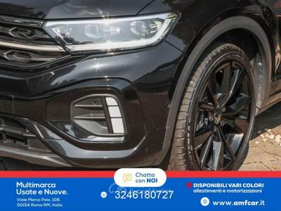 Volkswagen T-Roc ACT Style R Line Navi dsg Nero usata Roma