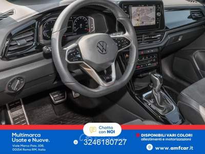 Volkswagen T-Roc ACT Style R Line Navi dsg Nero usata Roma