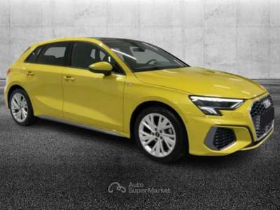 Audi A3 SPB 30 TDI S line edition Giallo usata Pieve di Cento