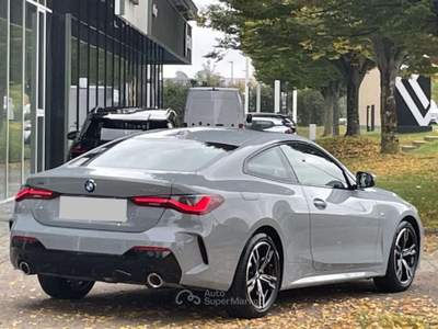 BMW Serie 4 430i 430 430i Coupe xdrive MSport auto FACELIFT HUD TETTO Nero usata Roma