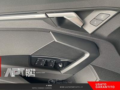 Audi A3 A3 Sportback 35 2.0 tdi Business Advanced s-tronic Nero usata Napoli