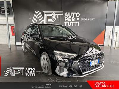 Audi A3 A3 Sportback 35 2.0 tdi Business Advanced s-tronic Nero usata Napoli