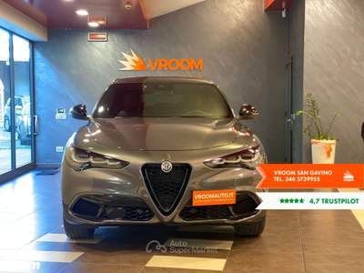 Alfa Romeo Stelvio Stelvio 2.2 Turbodiesel 160 CV AT8 RWD Sprint Grigio usata San Gavino Monreale