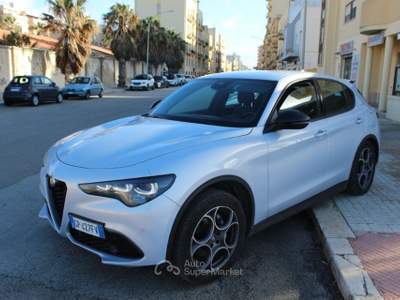 Alfa Romeo Stelvio 2.2 Turbodiesel 160 CV AT8 RWD Sprint Grigio usata Trapani